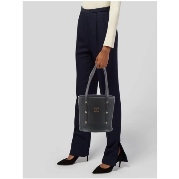 Authentic MCM Small Leather Tote Bag - Picture 11 of 11